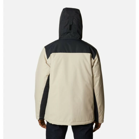 Columbia Men's Tipton Peak™ II Insulated Rain Jacket - Tall Black, Warm Copper - Image 2