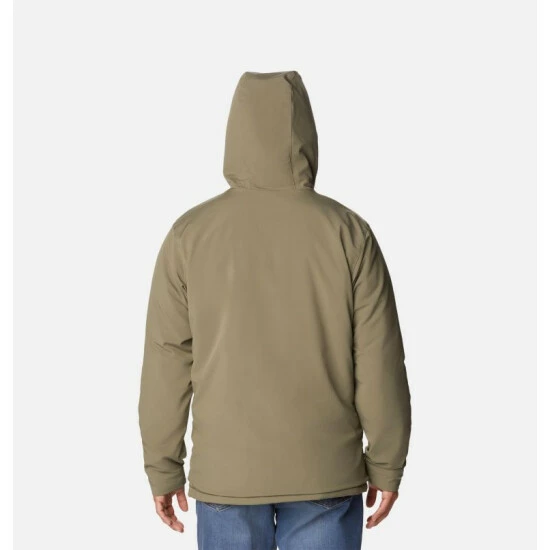 Columbia Men's Gate Racer Softshell Hooded Jacket - Tall City Grey - Image 2