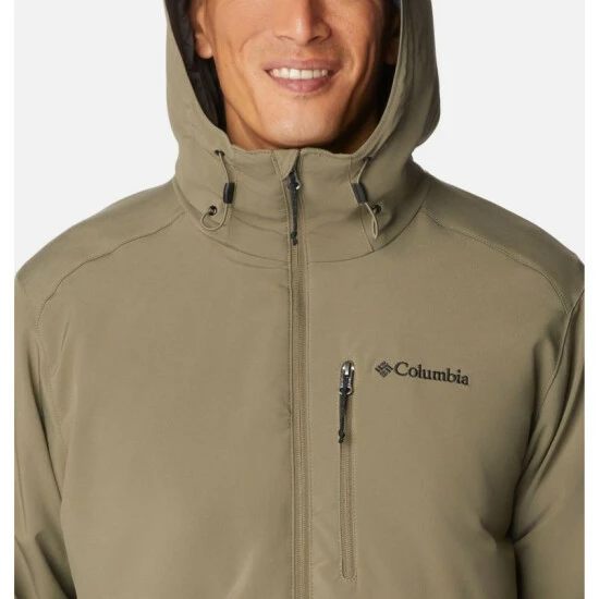 Columbia Men's Gate Racer Softshell Hooded Jacket - Tall City Grey - Image 4