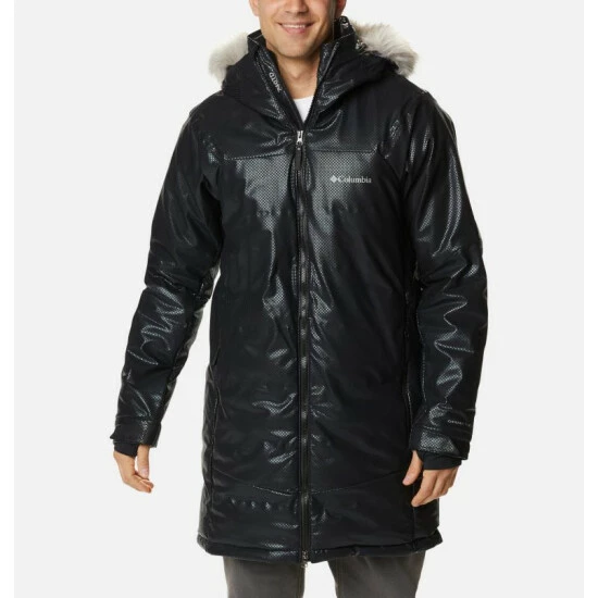 Columbia Men's Barrett Spur™ II Black Dot™ Down Parka Black Selected