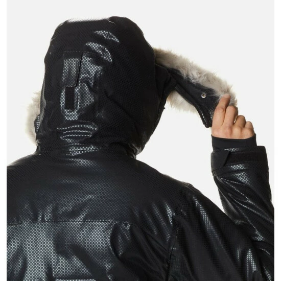 Columbia Men's Barrett Spur™ II Black Dot™ Down Parka Black Selected - Image 6