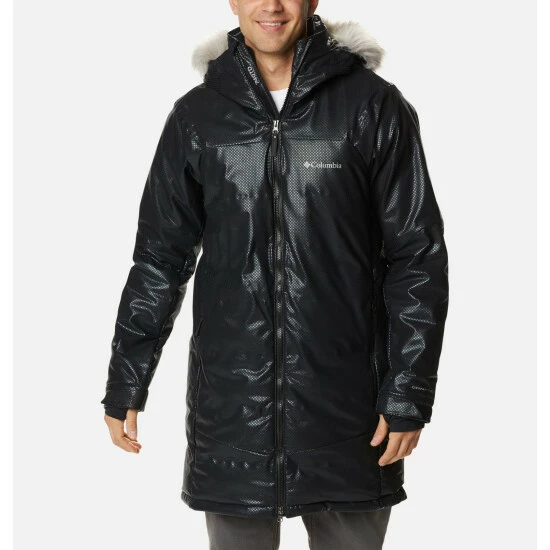 Columbia Men's Barrett Spur™ II Black Dot™ Down Parka Black Selected - Image 10
