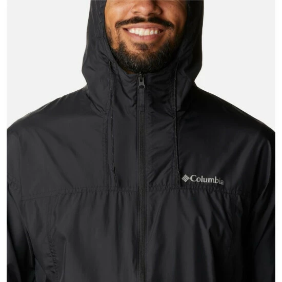 Columbia Men's Flash Challenger™ Windbreaker Jacket - Tall Black Selected - Image 4