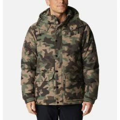 Columbia Men's Rockfall™ II Omni-Heat™ Infinity Down Jacket Cypress Traditional Camo Canvas Selected