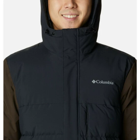 Columbia Men's Toyama Pass™ Down Parka Black, Cordovan Selected - Image 4