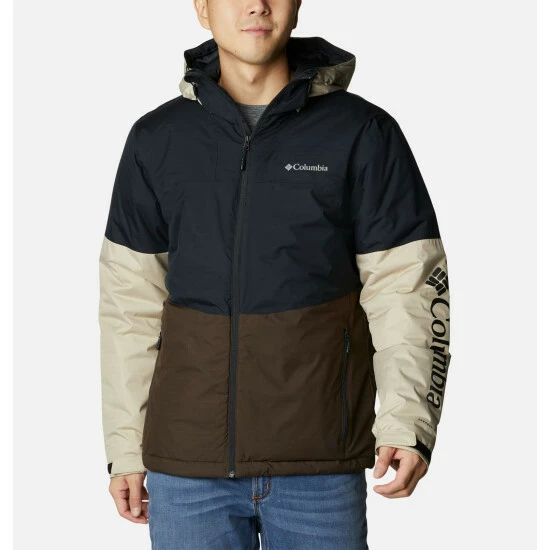 Columbia Men's Point Park™ Insulated Jacket - Tall Black, Cordovan, Ancient Fossil Selected - Image 12