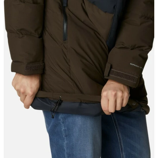 Columbia Men's Toyama Pass™ Down Parka Black, Cordovan Selected - Image 6