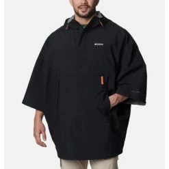 Columbia Unisex Deschutes Valley™ Rain Poncho Vista Blue Deschutes Days Print