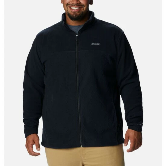 Columbia Men's Overlook Trail™ Full Zip Jacket - Big Black Selected