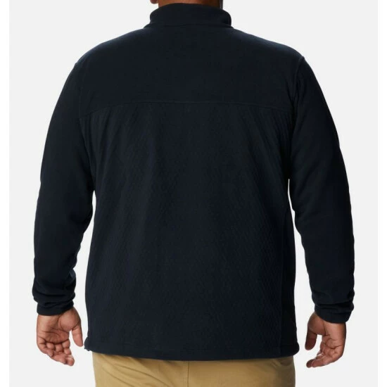 Columbia Men's Overlook Trail™ Full Zip Jacket - Big Black Selected - Image 2