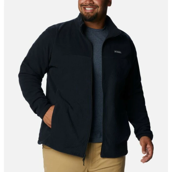 Columbia Men's Overlook Trail™ Full Zip Jacket - Big Black Selected - Image 8