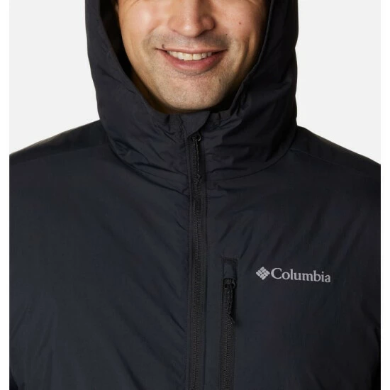 Columbia Men's Reno Ridge™ Hooded Insulated Jacket Black Selected - Image 4