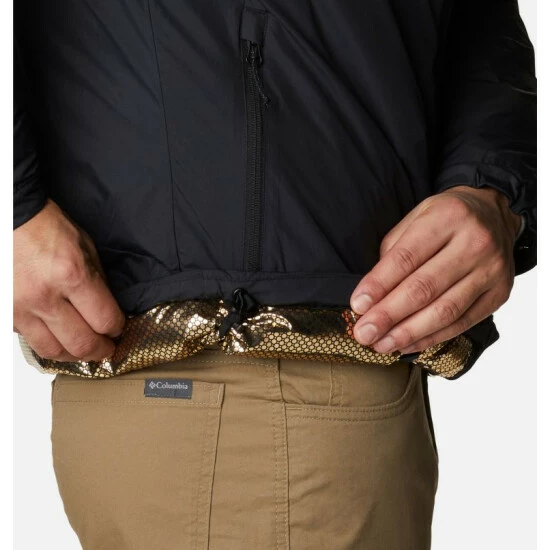 Columbia Men's Reno Ridge™ Hooded Insulated Jacket Black Selected - Image 7