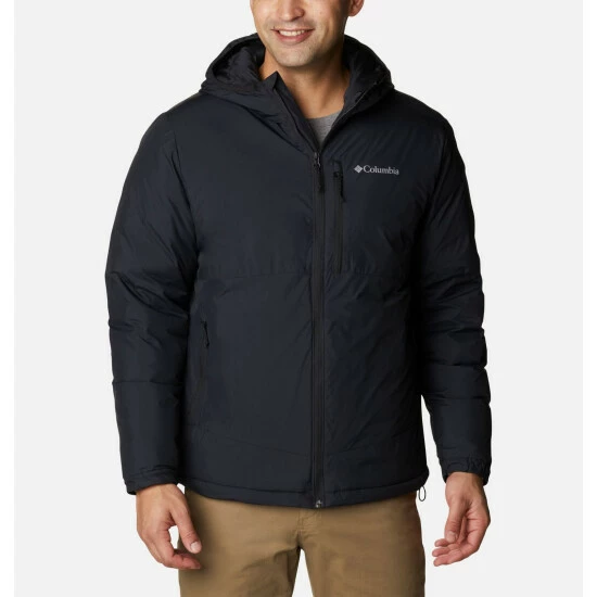 Columbia Men's Reno Ridge™ Hooded Insulated Jacket Black Selected - Image 9