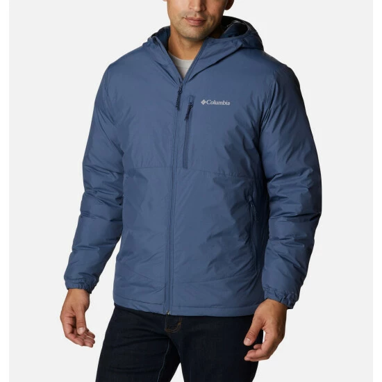 Columbia Men's Reno Ridge™ Hooded Insulated Jacket Black Selected - Image 11