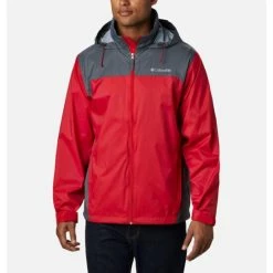 Columbia Men’s Glennaker Lake™ Rain Jacket - Tall Jet Stream, Dark Mountain