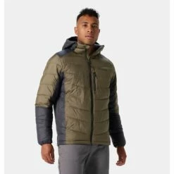 Columbia Men's Labyrinth Loop™ Omni-Heat™ Infinity Insulated Hooded Jacket Stone Green, Shark Selected