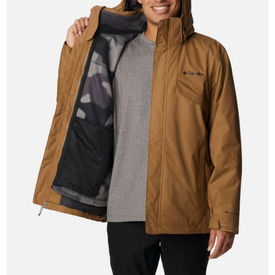 Columbia Men's Bugaboo™ II Fleece Interchange Jacket - Tall Bright Indigo, Collegiate Navy - Image 5