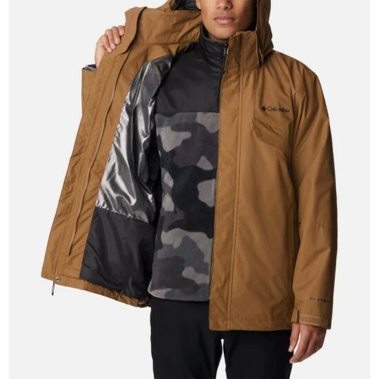 Columbia Men's Bugaboo™ II Fleece Interchange Jacket - Tall Bright Indigo, Collegiate Navy - Image 6