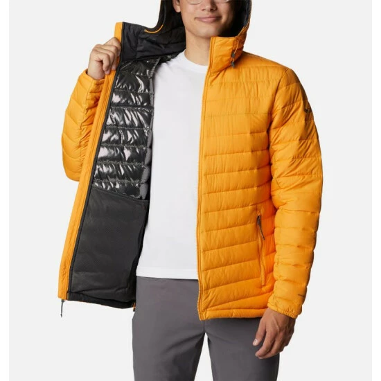 Columbia Men's Slope Edge™ Hooded Insulated Jacket Collegiate Navy - Image 5