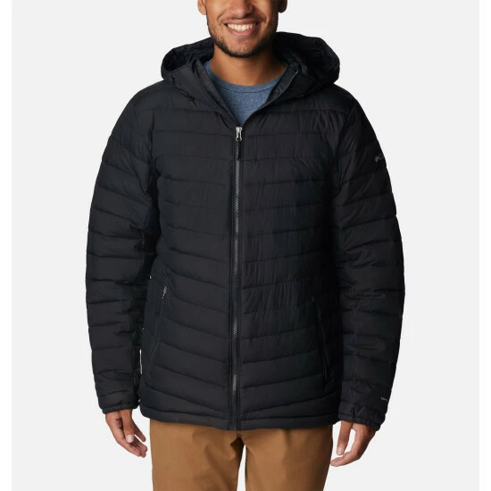 Columbia Men's Slope Edge™ Hooded Insulated Jacket Collegiate Navy - Image 11