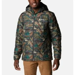 Columbia Men’s Powder Lite™ Hooded Insulated Jacket Nimbus Grey, City Grey