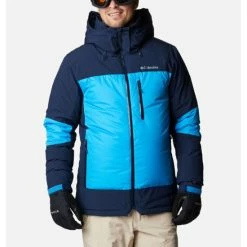 Columbia Men's Wild Card™ II Down Ski Jacket Compass Blue, Collegiate Navy Selected