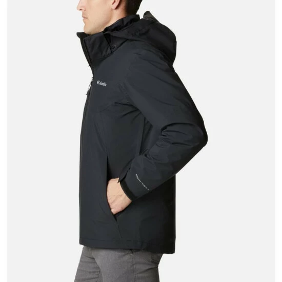 Columbia Men's Cascade Peak™ IV Interchange Jacket Stone Green, Shark - Image 3