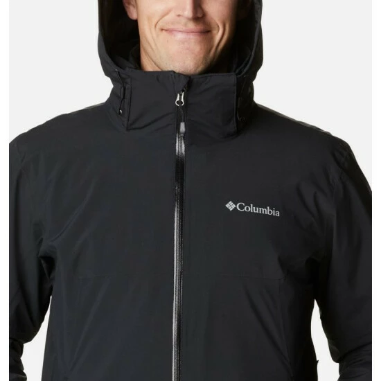 Columbia Men's Cascade Peak™ IV Interchange Jacket Stone Green, Shark - Image 4