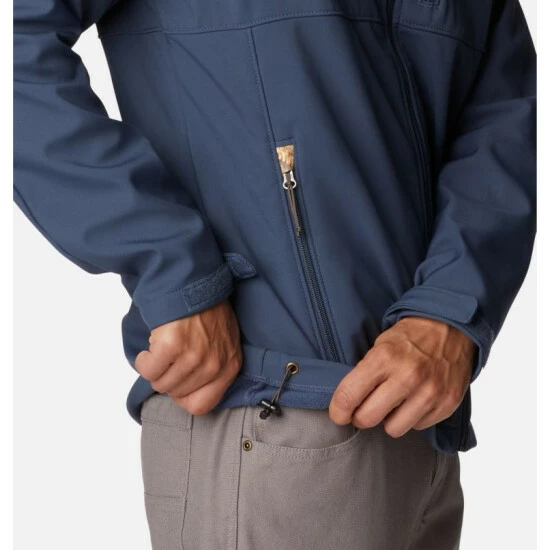 Columbia Men’s PHG Ascender™ Softshell Jacket Zinc, Rt Edge Selected - Image 7