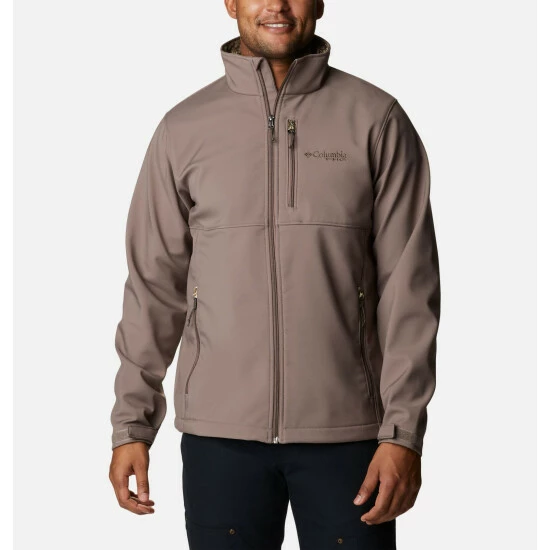 Columbia Men’s PHG Ascender™ Softshell Jacket Zinc, Rt Edge Selected - Image 12