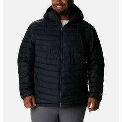 Columbia Men's Slope Edge™ Hooded Insulated Jacket - Big Columbia Grey