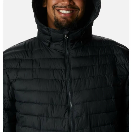 Columbia Men's Slope Edge™ Hooded Insulated Jacket - Big Columbia Grey - Image 4