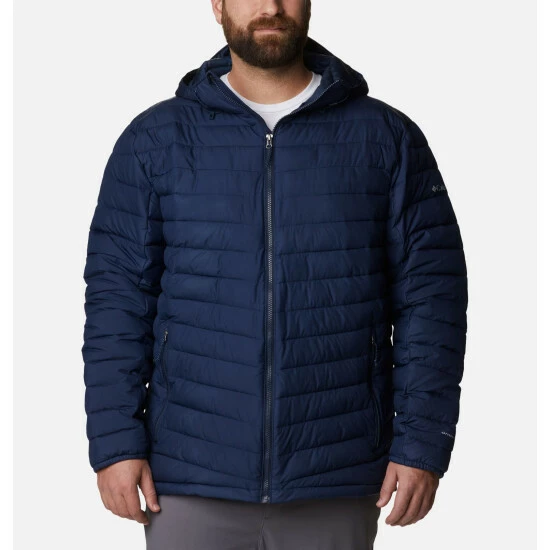 Columbia Men's Slope Edge™ Hooded Insulated Jacket - Big Columbia Grey - Image 11