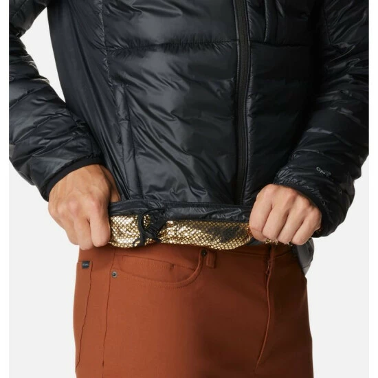 Columbia Men's Infinity Summit™ Omni-Heat™ Infinity Double Wall™ Down Hooded Jacket Black Selected - Image 7