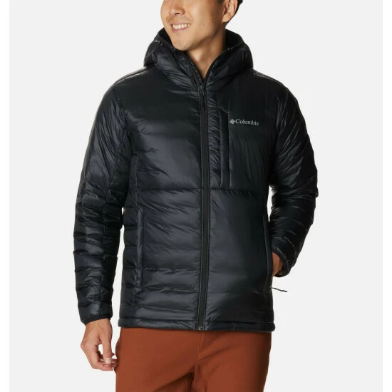 Columbia Men's Infinity Summit™ Omni-Heat™ Infinity Double Wall™ Down Hooded Jacket Black Selected - Image 10