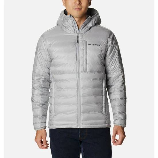 Columbia Men's Infinity Summit™ Omni-Heat™ Infinity Double Wall™ Down Hooded Jacket Black Selected - Image 12