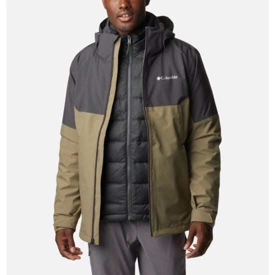 Columbia Men's Cascade Peak™ IV Interchange Jacket Stone Green, Shark - Image 14