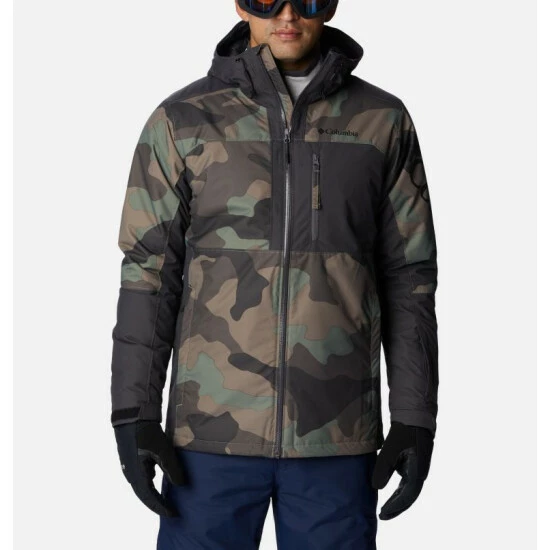 Columbia Men's Timberturner™ II Ski Jacket Cypress Mod Camo Print, Shark Selected