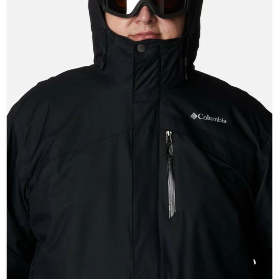 Columbia Men's Last Tracks™ Insulated Ski Jacket - Big Black Selected - Image 4