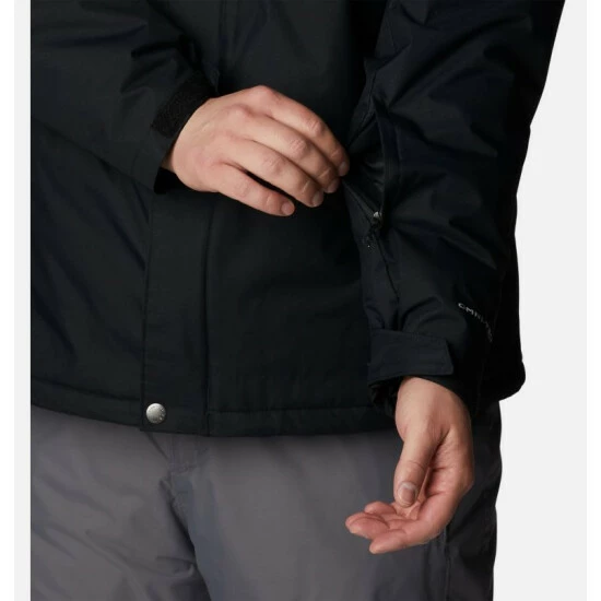 Columbia Men's Last Tracks™ Insulated Ski Jacket - Big Black Selected - Image 7