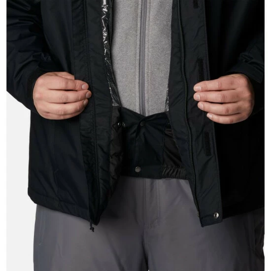 Columbia Men's Last Tracks™ Insulated Ski Jacket - Big Black Selected - Image 9