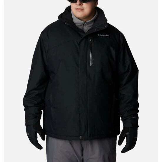 Columbia Men's Last Tracks™ Insulated Ski Jacket - Big Black Selected - Image 14