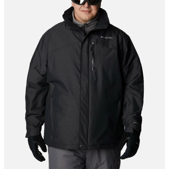 Columbia Men's Last Tracks™ Insulated Ski Jacket - Big Black Selected - Image 15