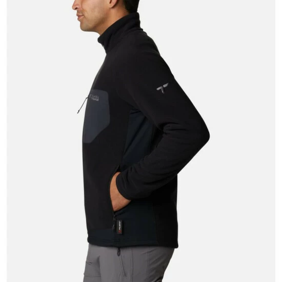 Columbia Men's Titan Pass™ 2.0 II Fleece Jacket City Grey, Black - Image 3
