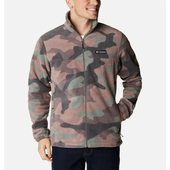 Columbia Men’s Steens Mountain™ Printed Fleece Jacket Black Mod Camo - Image 14