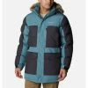 Columbia Men's Marquam Peak Fusion™ Omni-Heat™ Infinity Insulated Parka - Tall Collegiate Navy, Black