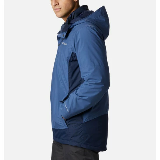 Columbia Men's Lhotse™ III Interchange Jacket Stone Green, Shark - Image 3